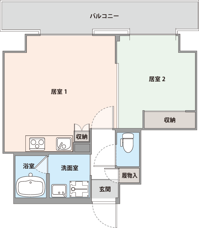 C タイプ 間取り図