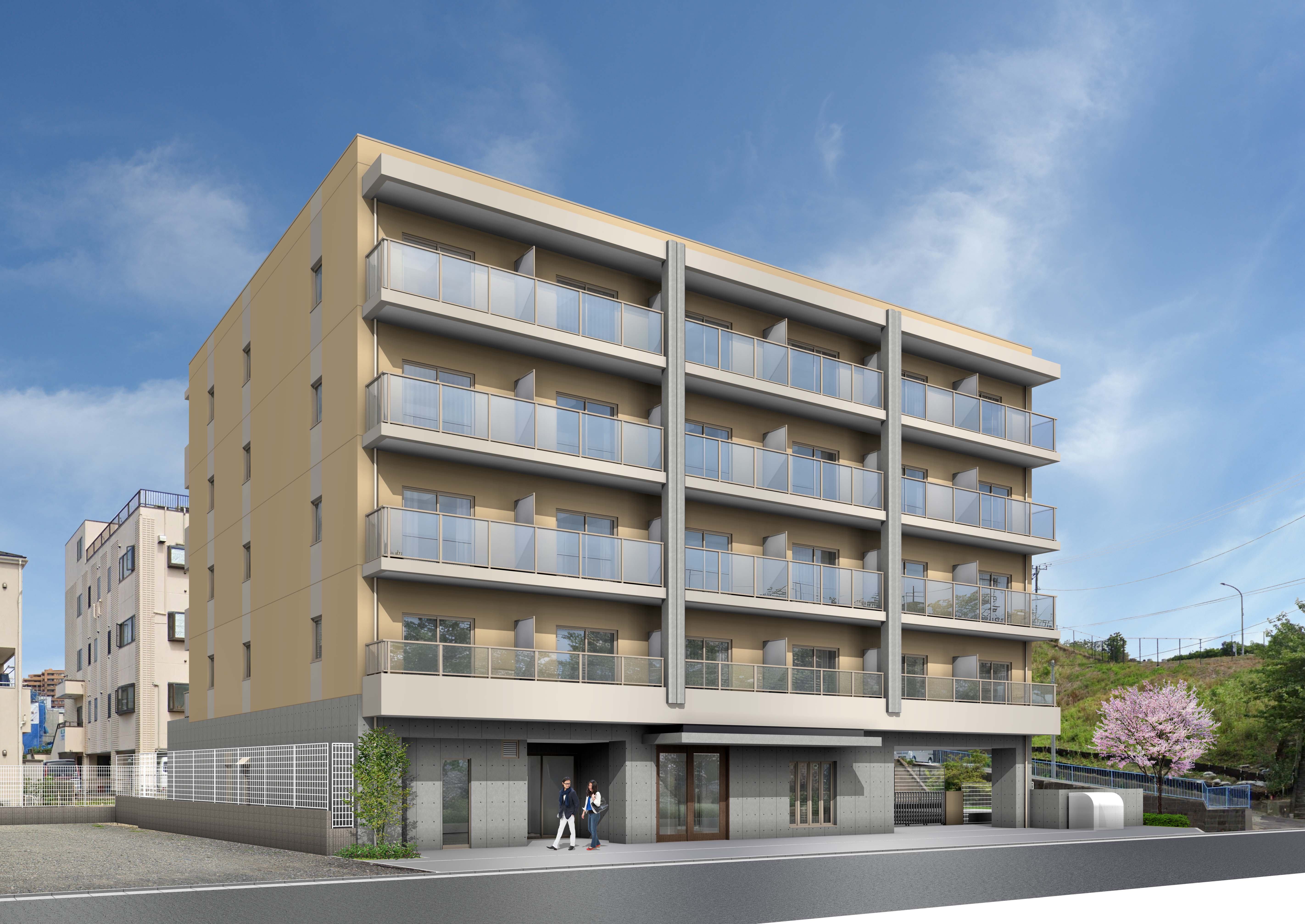 サクラコモンズ 建物外観パース